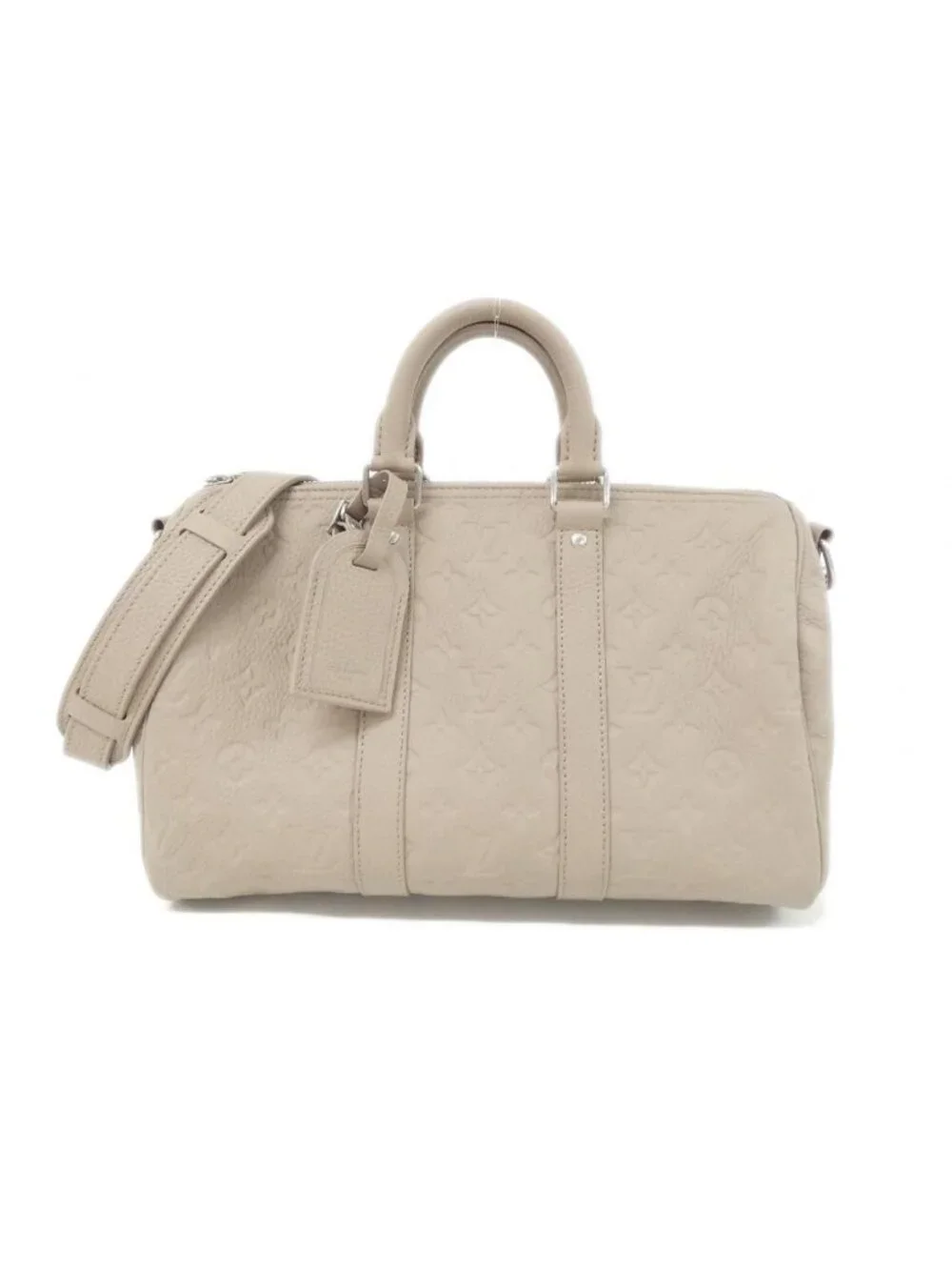 Louis Vuitton Taurillon Monogram Keepall Bandouliere 35 Boston